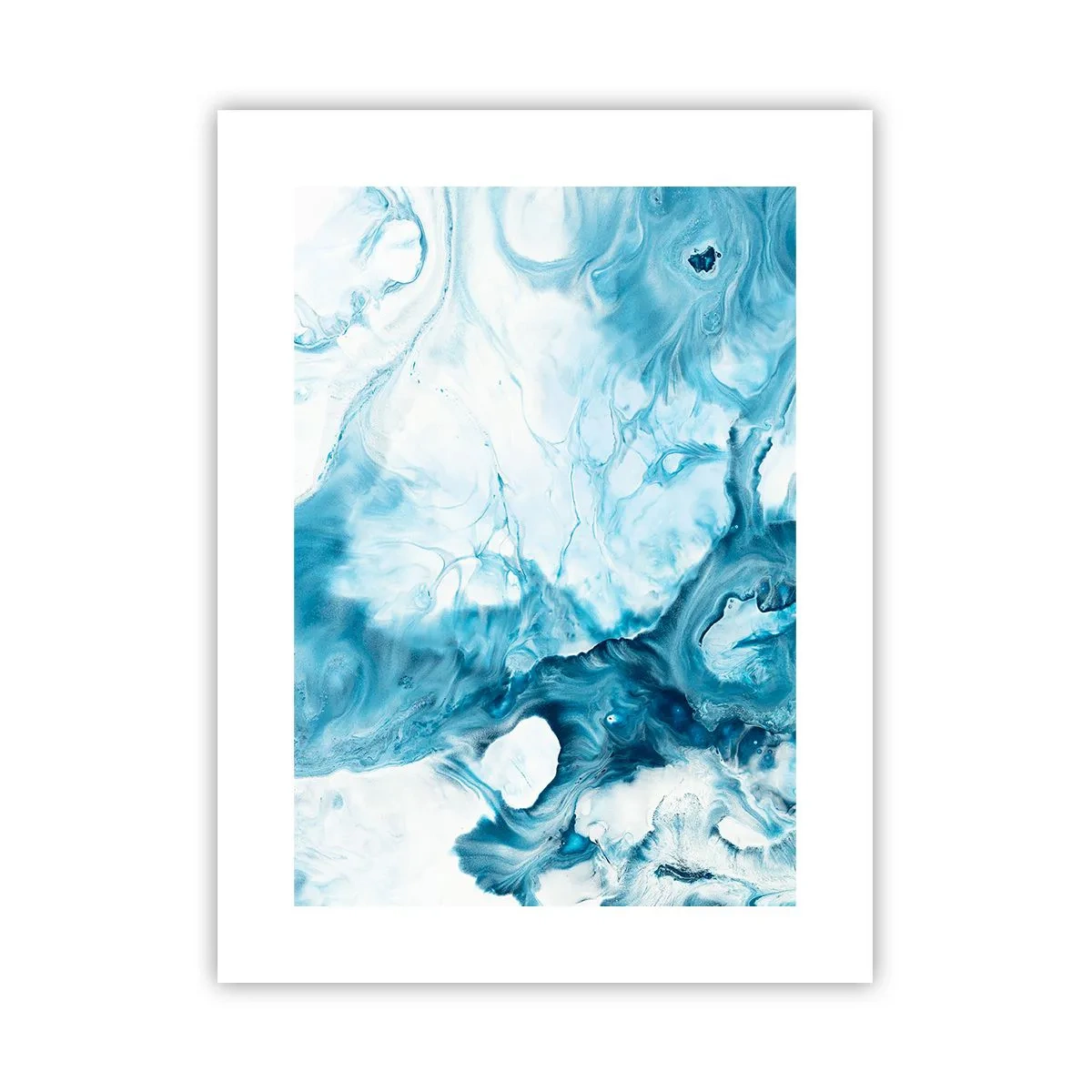 Affiche - Poster - Concert de bleu - 30x40 cm