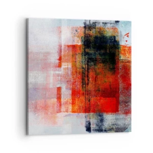 Impression sur toile - Image sur toile - Composition embrasée - 70x70 cm