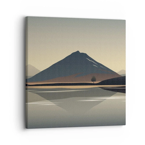 Impression sur toile - Image sur toile - Reflet de miroir - 30x30 cm