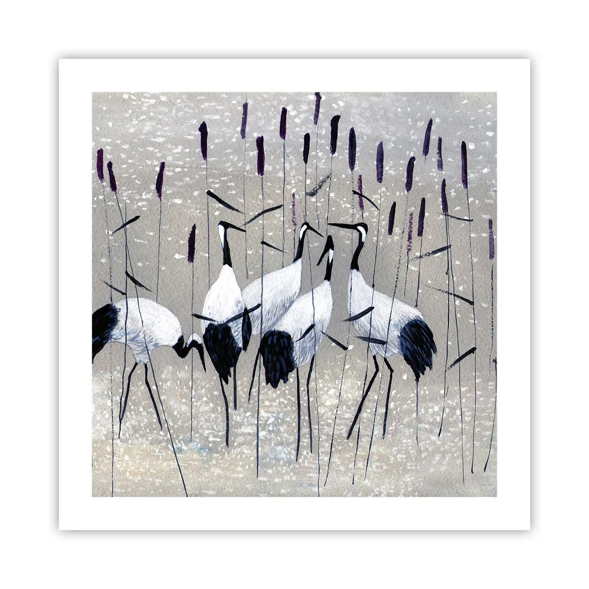 Affiche - Poster - Parmi les siens - 50x50 cm