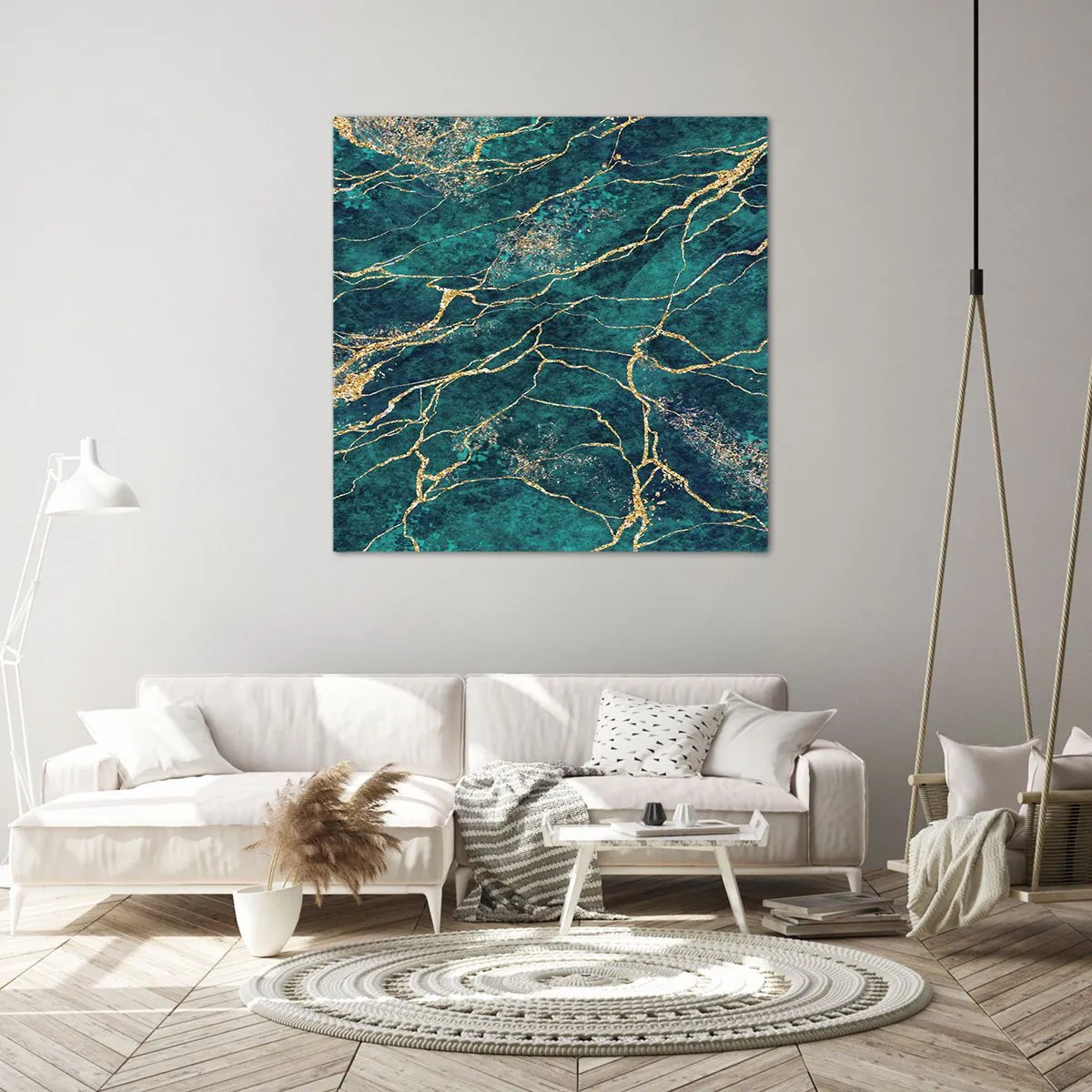 Impression sur toile - Image sur toile - Mine d'or - 30x30 cm