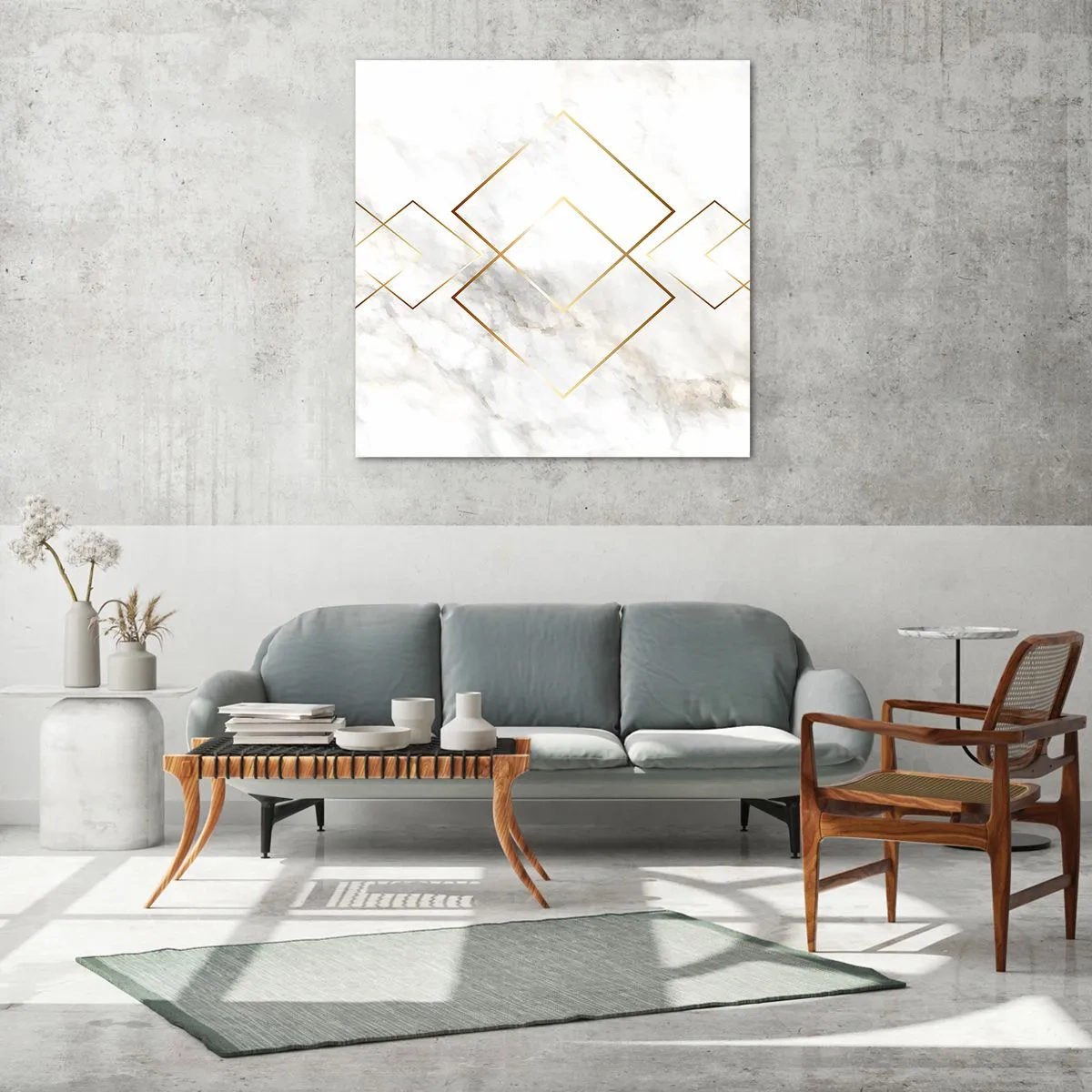 Impression sur verre - Image sur verre - Vue à l'infini - 60x60 cm