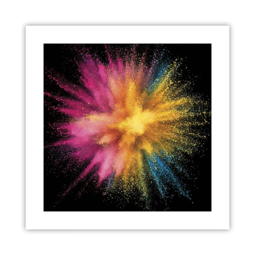 Affiche - Poster - Origine des couleurs - 40x40 cm