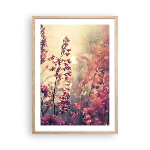 Affiche dans un chêne clair - Poster - Jardin secret - 50x70 cm