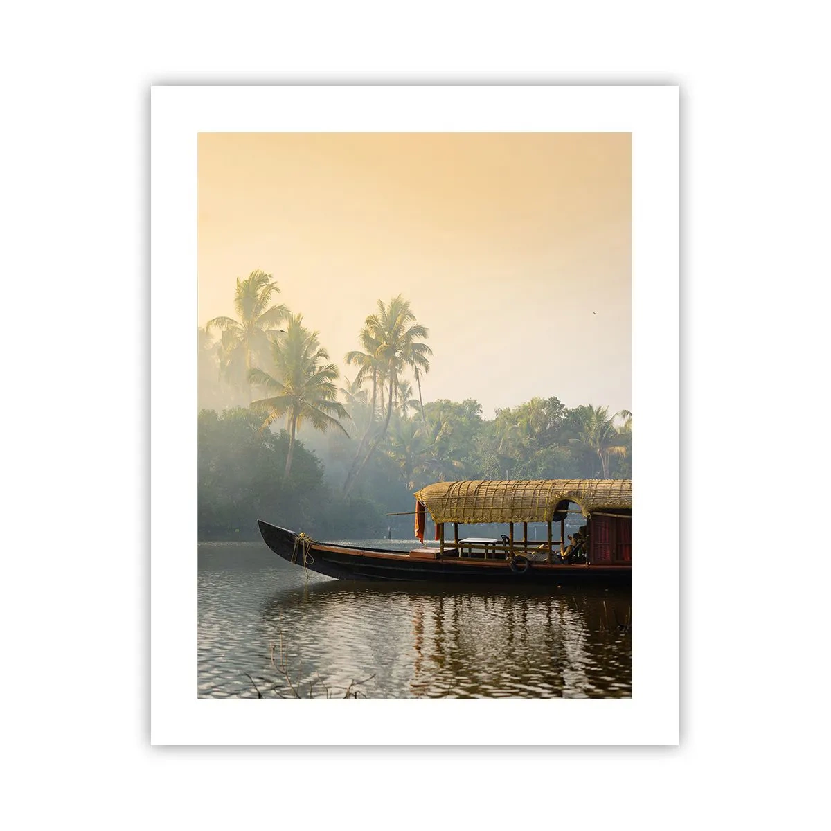 Affiche - Poster - Maison sur la rivière - 40x50 cm