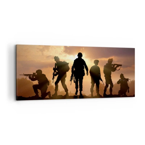 Impression sur toile - Image sur toile - Brothers in arms - 100x40 cm