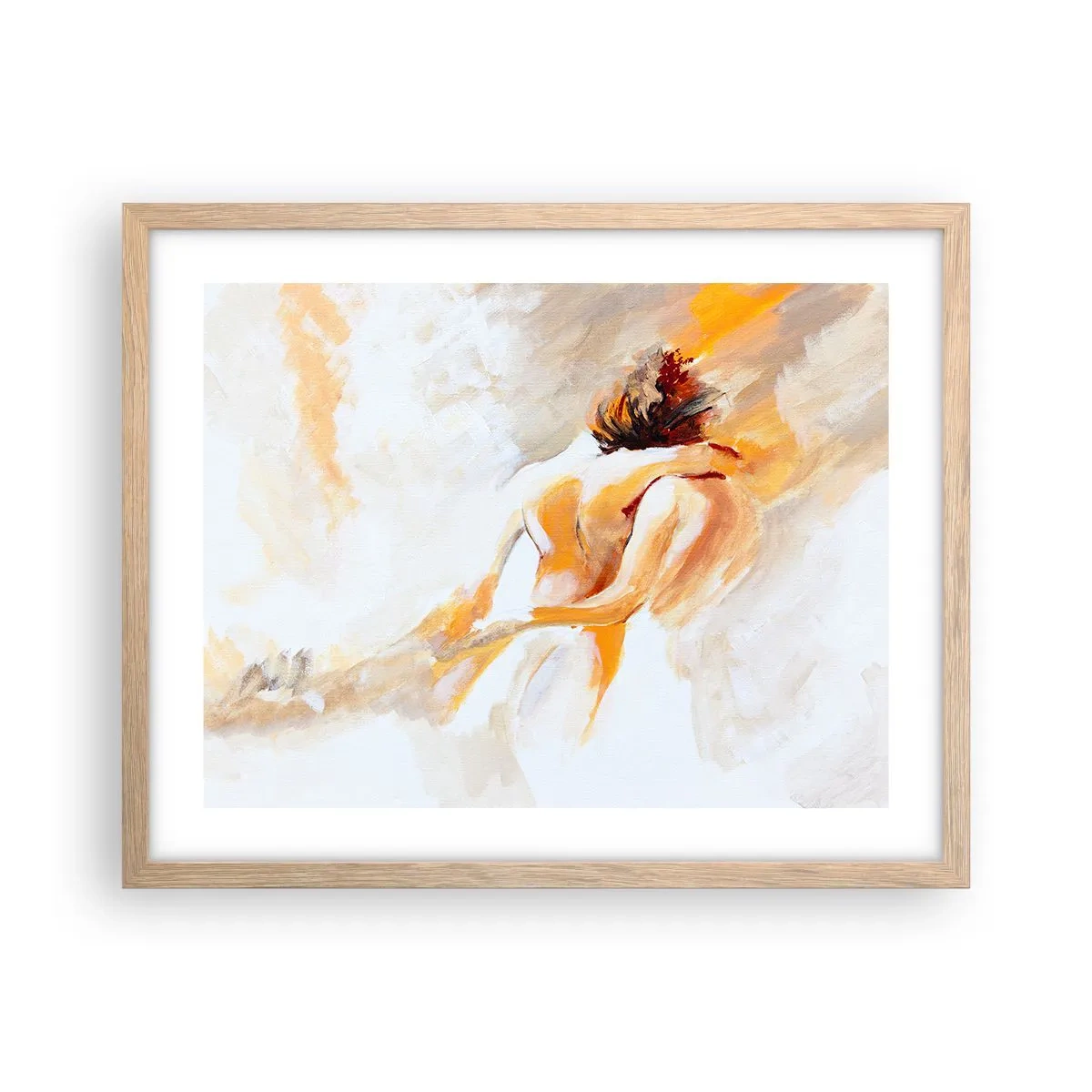Affiche dans un chêne clair - Poster - Proximité dans le ciel - 50x40 cm