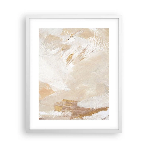 Affiche dans un cadre blanc - Poster - Composition pastel - 40x50 cm