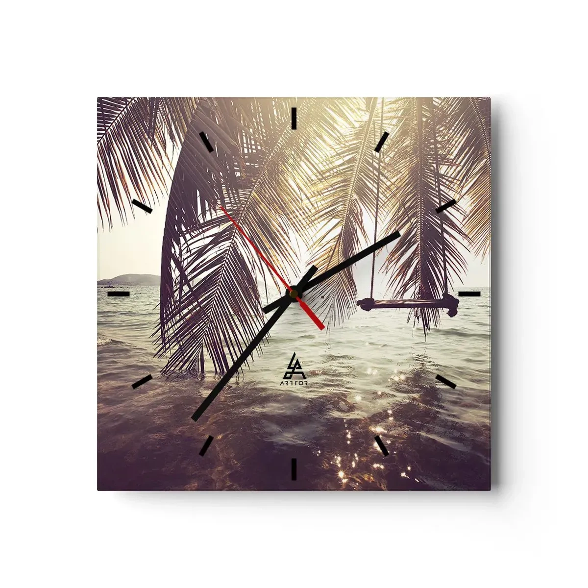 Horloge murale - Pendule murale - Vous pouvez vous balancer dans les nuages ​​à volonté - 40x40 cm