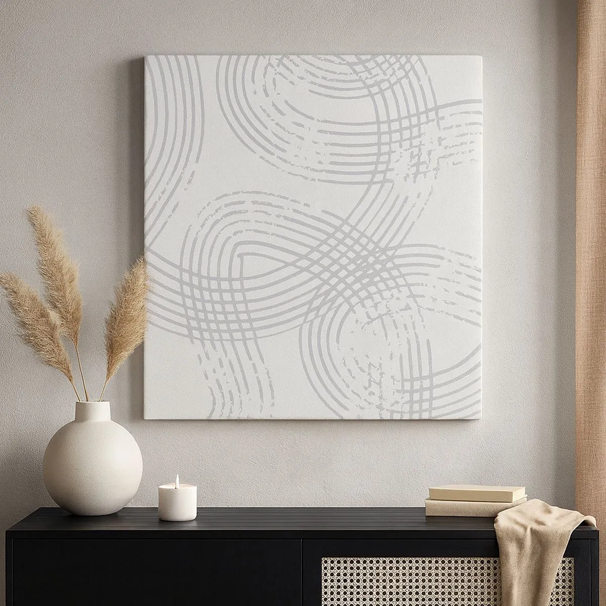 Impression sur toile - Image sur toile - Il n'y a pas de chemin droit - 30x30 cm