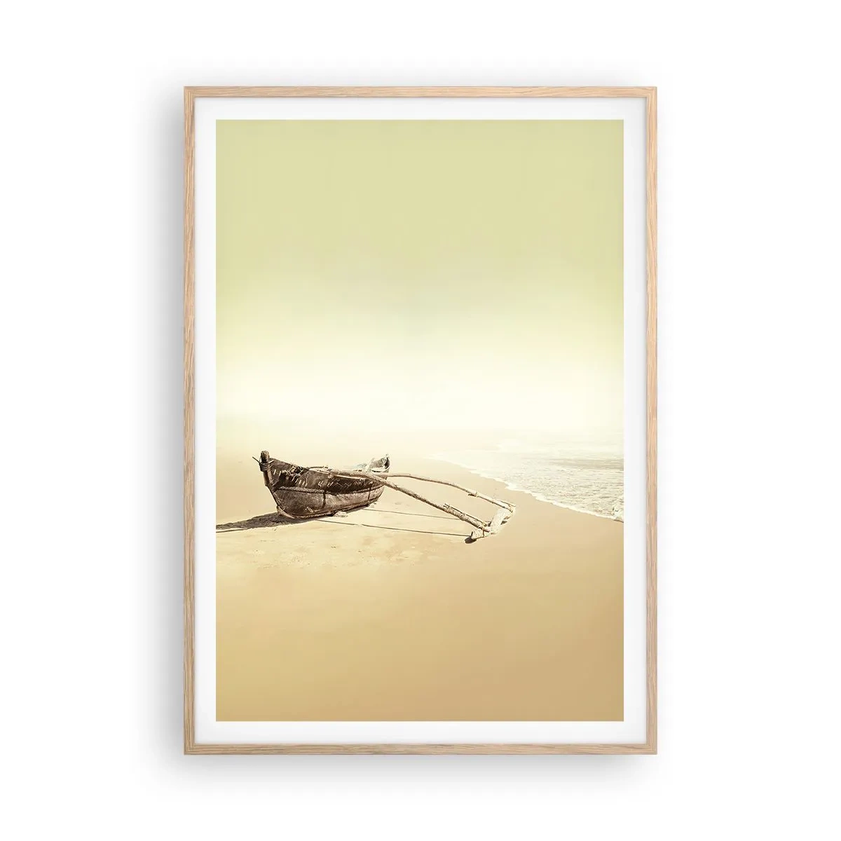 Affiche dans un chêne clair - Poster - Mémoire des mers du sud - 70x100 cm