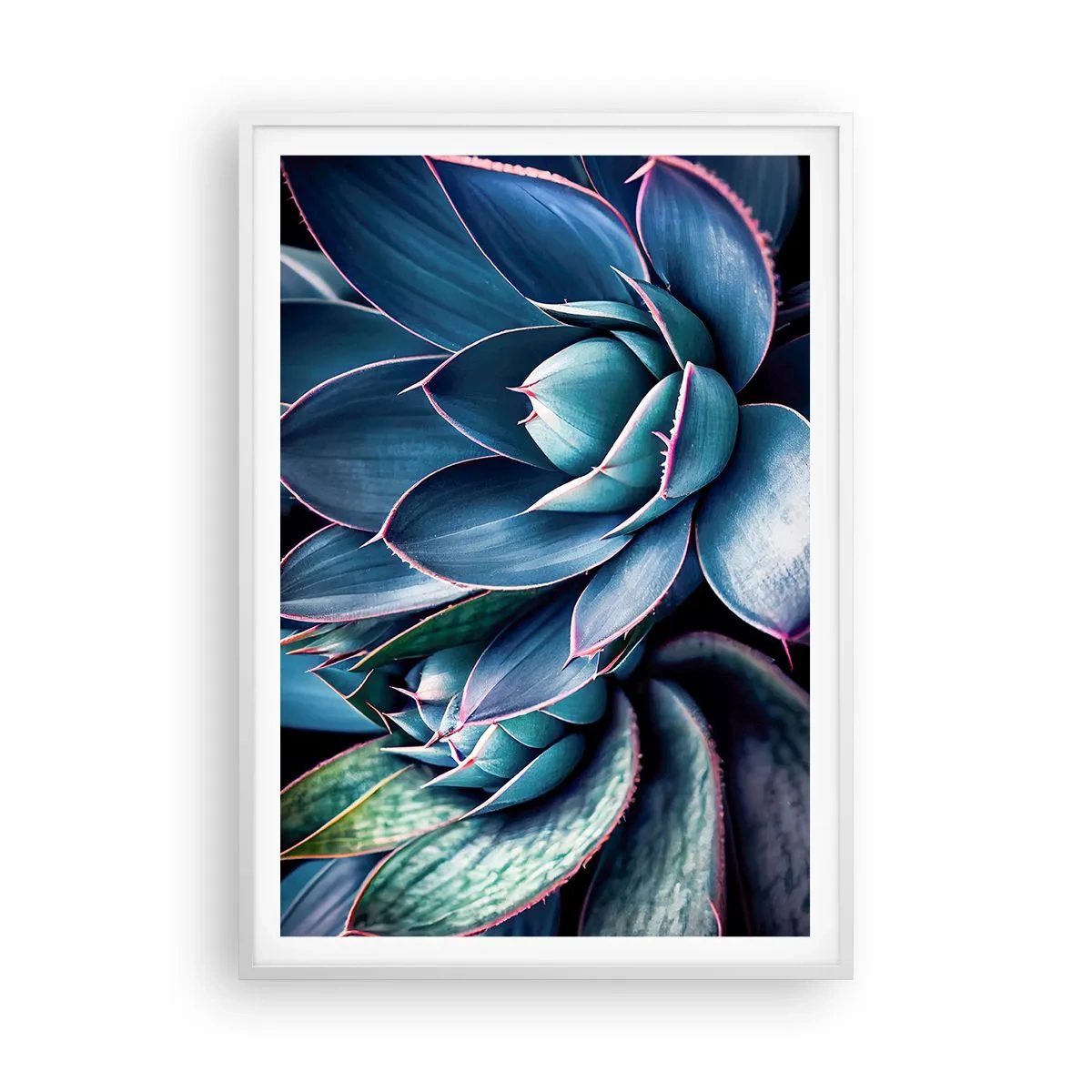 Affiche dans un cadre blanc - Poster - Force vital - 70x100 cm