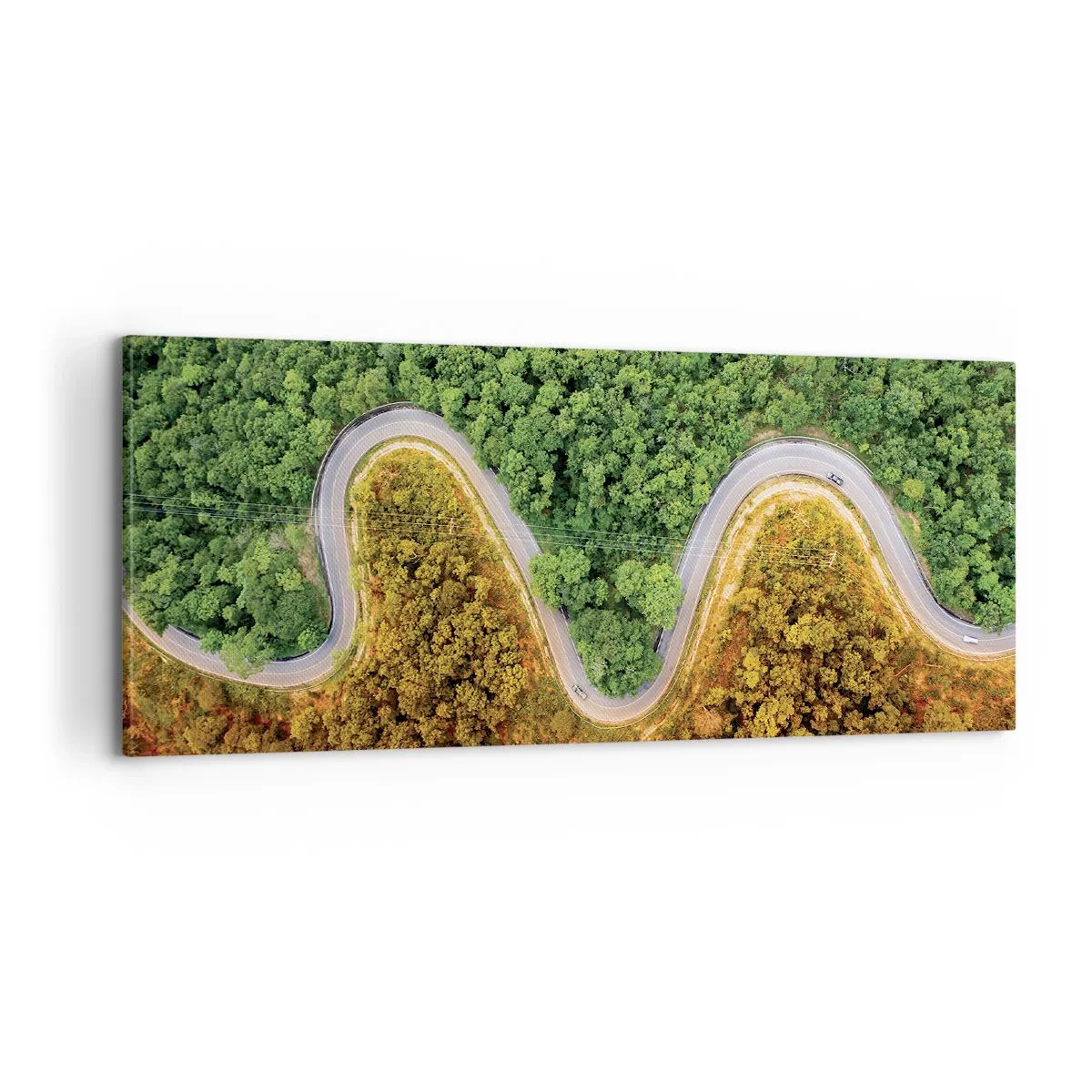 Impression sur toile - Image sur toile - Frontieres et differences - 100x40 cm