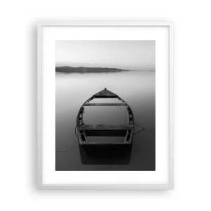 Affiche dans un cadre blanc - Poster - Nostalgie et mélancolie - 40x50 cm