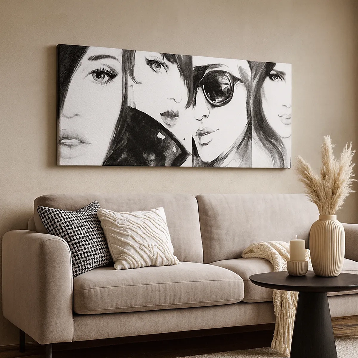 Impression sur toile - Image sur toile - La beauté multipliée - 30x30 cm