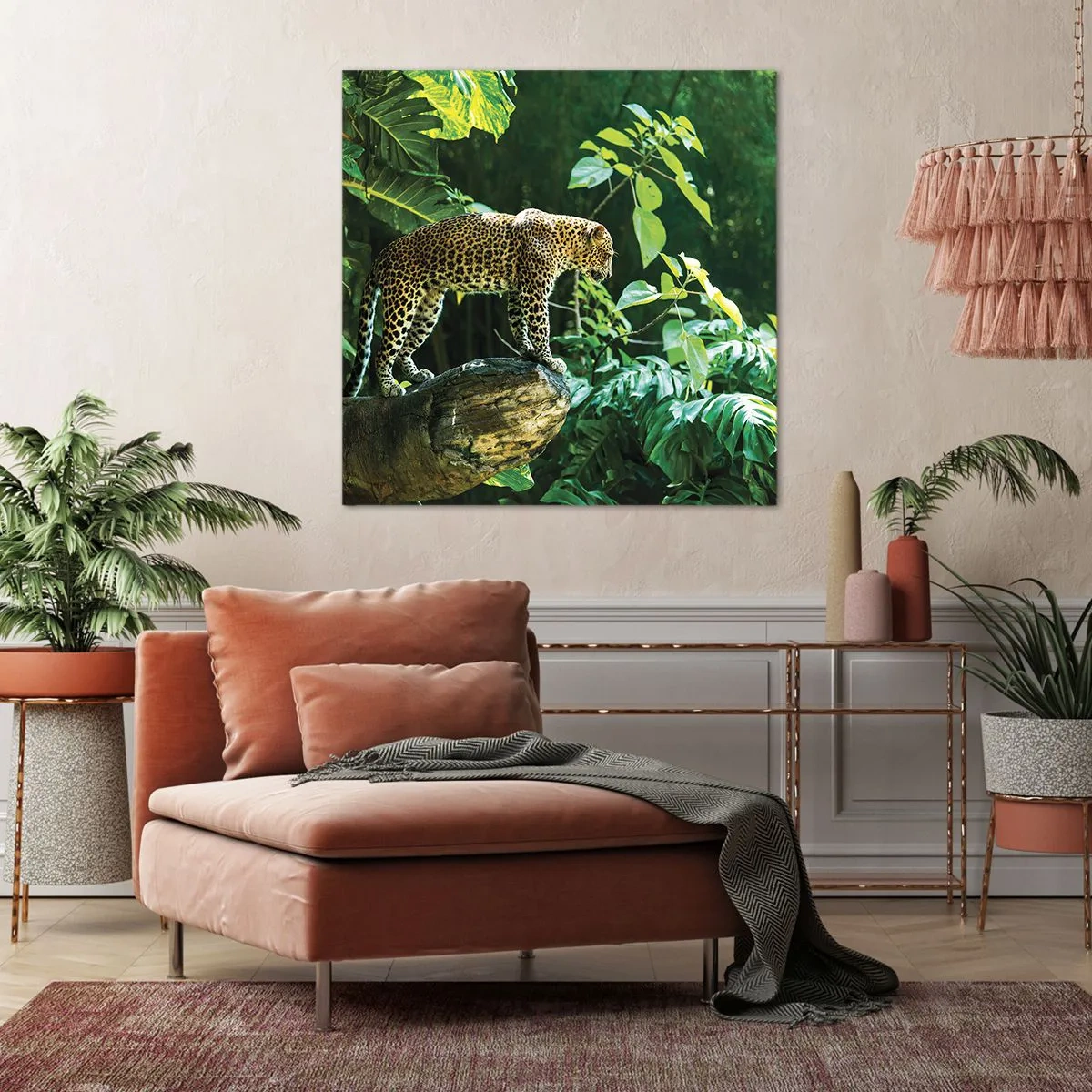 Impression sur toile - Image sur toile - À la chasse? - 30x30 cm