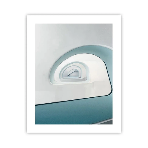 Affiche - Poster - Au profondeur du bleu - 40x50 cm