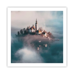 Affiche - Poster - Île de rêve - 60x60 cm