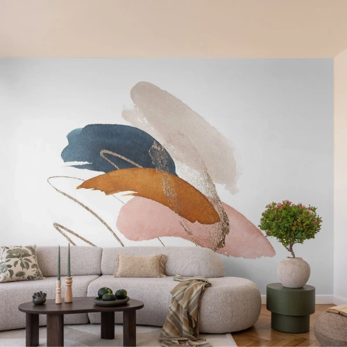 Papier Peint Autocollant Deluxe Sticker - Composition ailée - Abstraction, Morceau, Conception - 400x280 cm