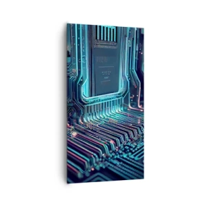 Impression sur toile - Image sur toile - Je pense comme ça… - 65x120 cm