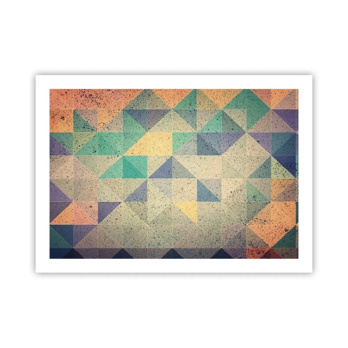 Affiche - Poster - République des triangles - 70x50 cm