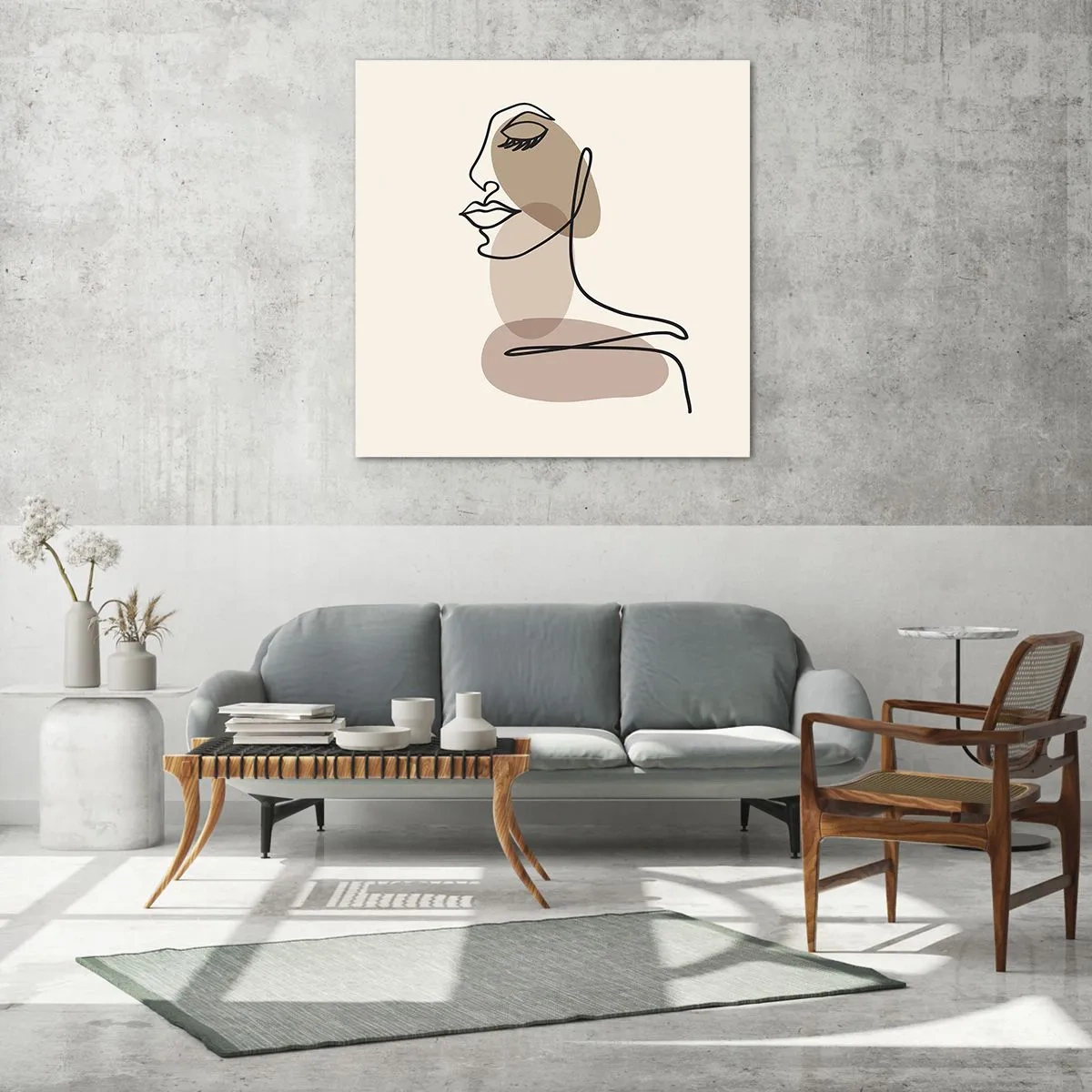 Impression sur verre - Image sur verre - S'écouter - 60x60 cm