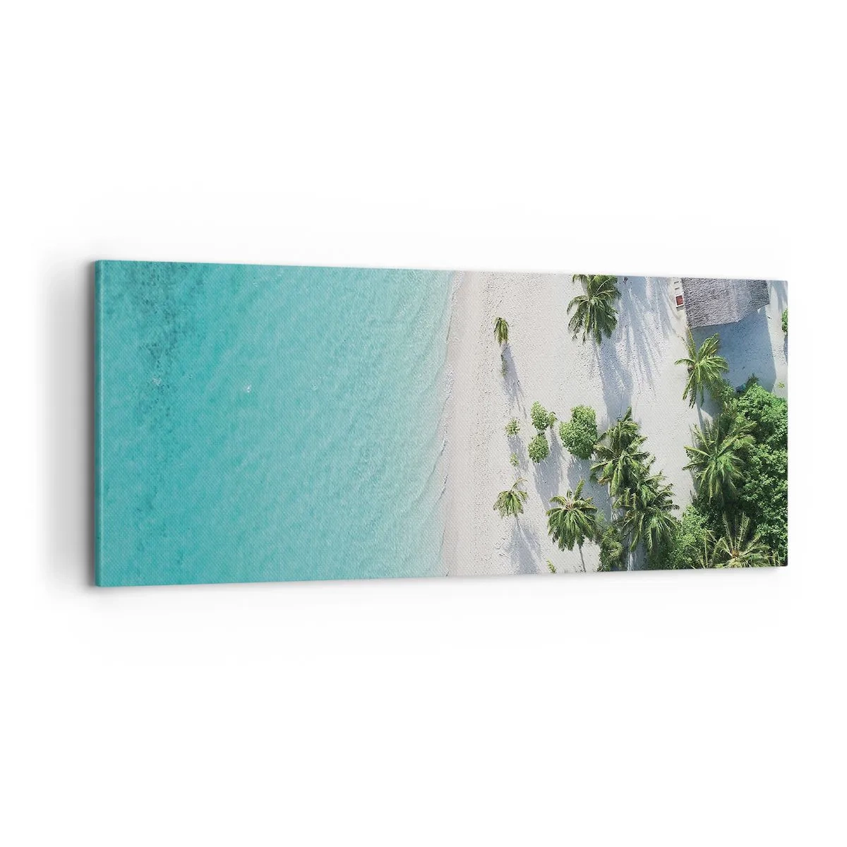 Impression sur toile - Image sur toile - Vacances au paradis - 100x40 cm