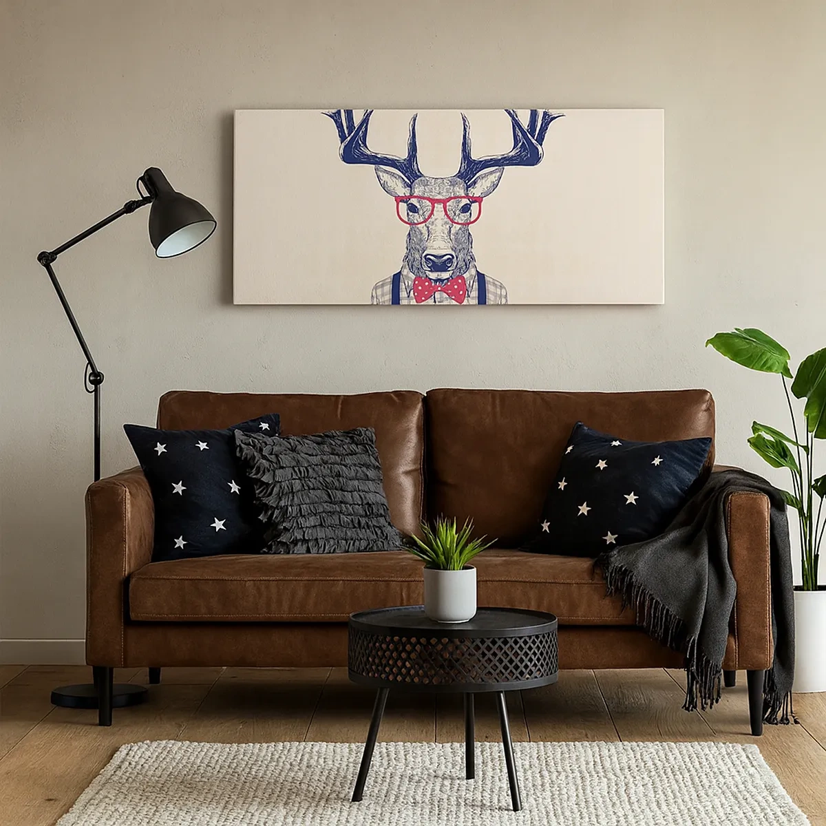 Impression sur toile - Image sur toile - Une extravagance amusante - 30x30 cm