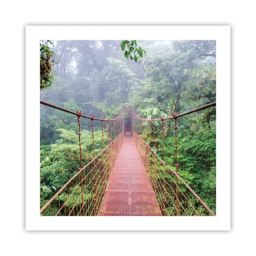 Affiche - Poster - Suspendu sur les couronnes - 50x50 cm