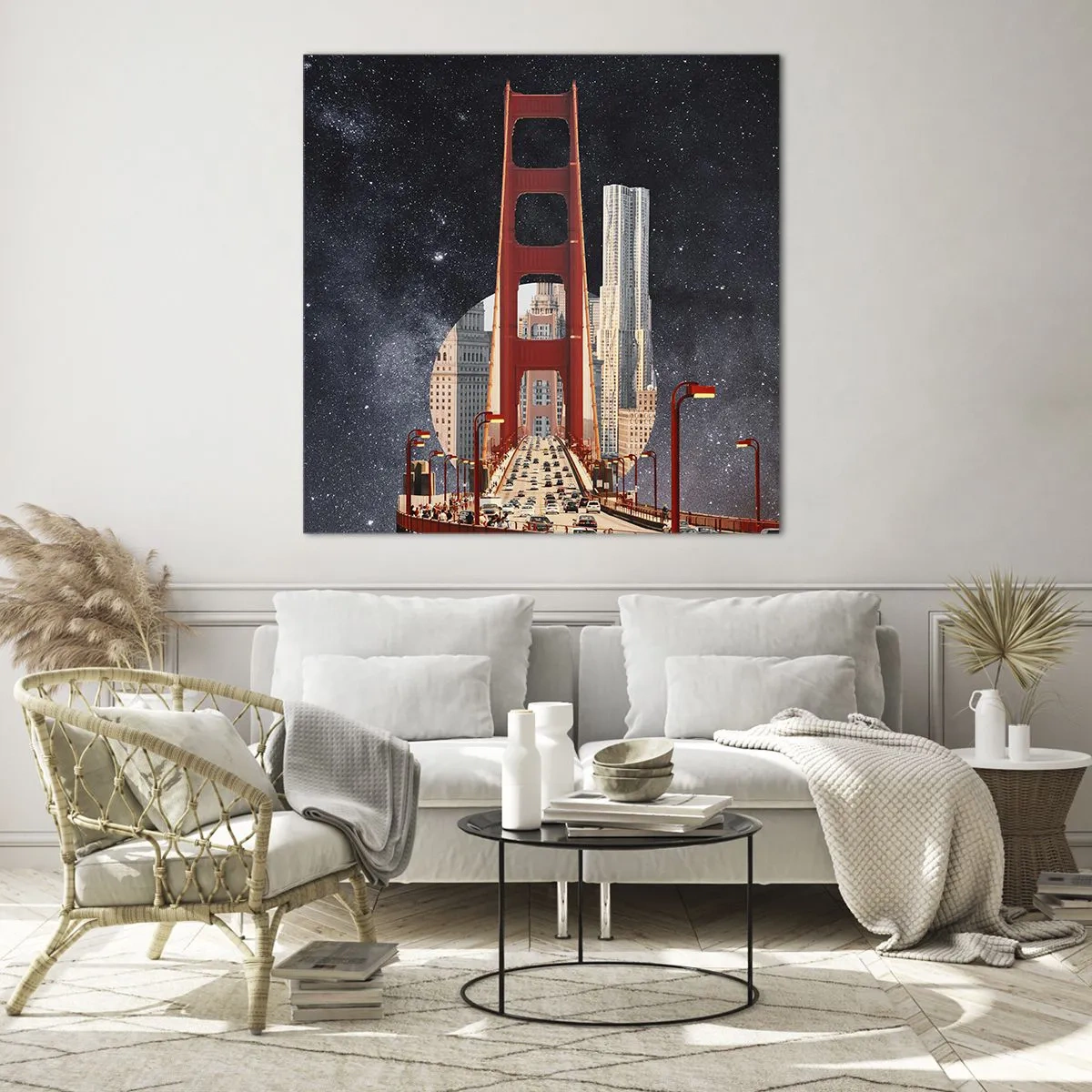 Impression sur verre - Image sur verre - Toujours au centre - 60x60 cm