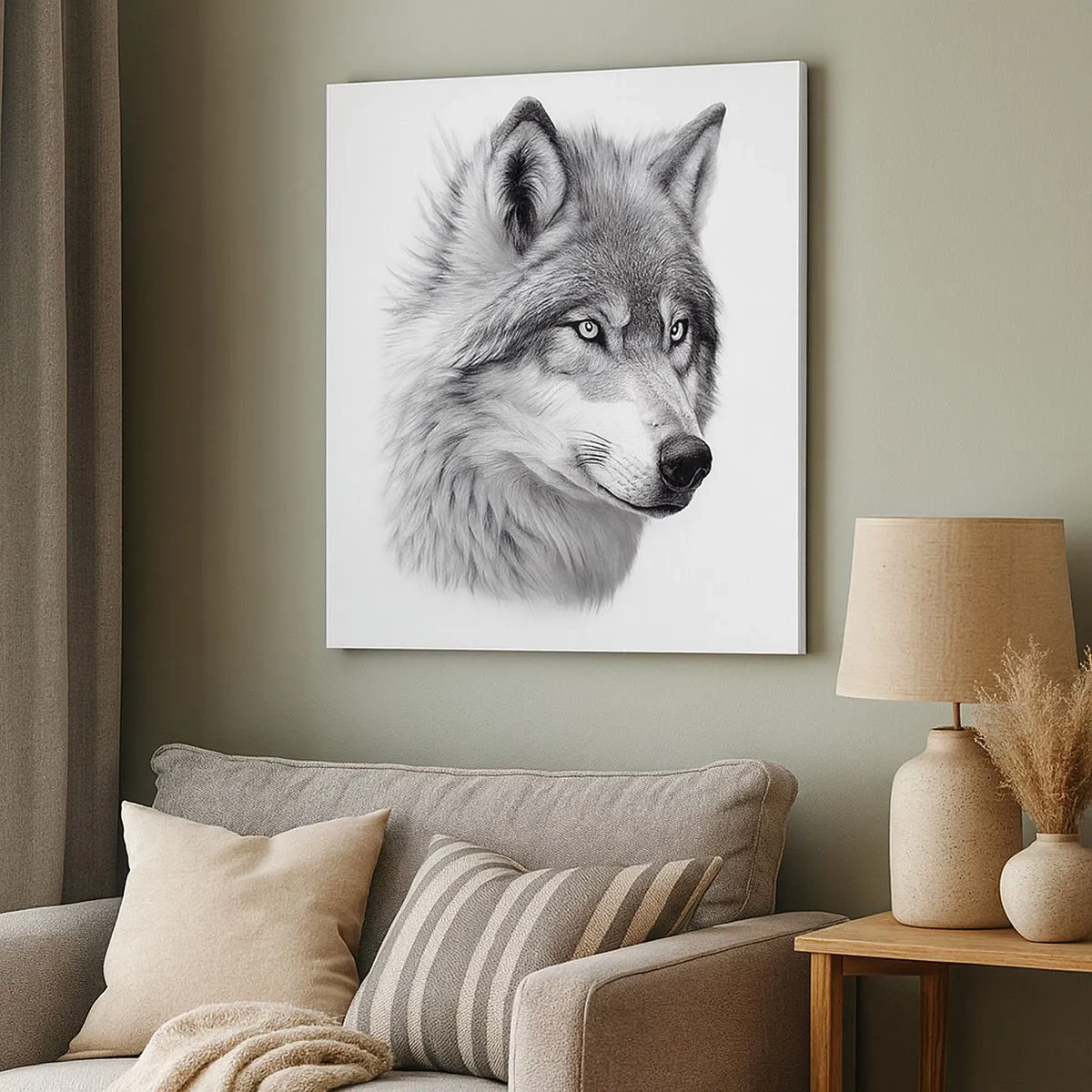 Impression sur toile - Image sur toile - Alpha – sans aucun doute - 30x30 cm