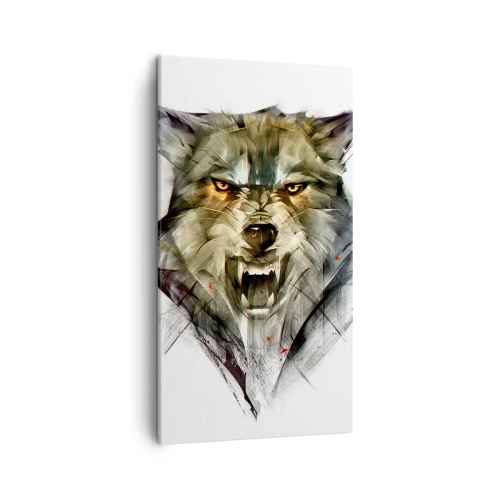 Impression sur toile - Image sur toile - Pas un pas ! - 45x80 cm