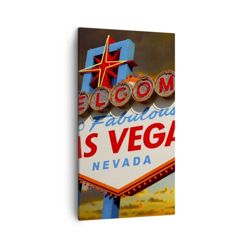 Impression sur toile - Image sur toile - Après un sourire du destin - 45x80 cm