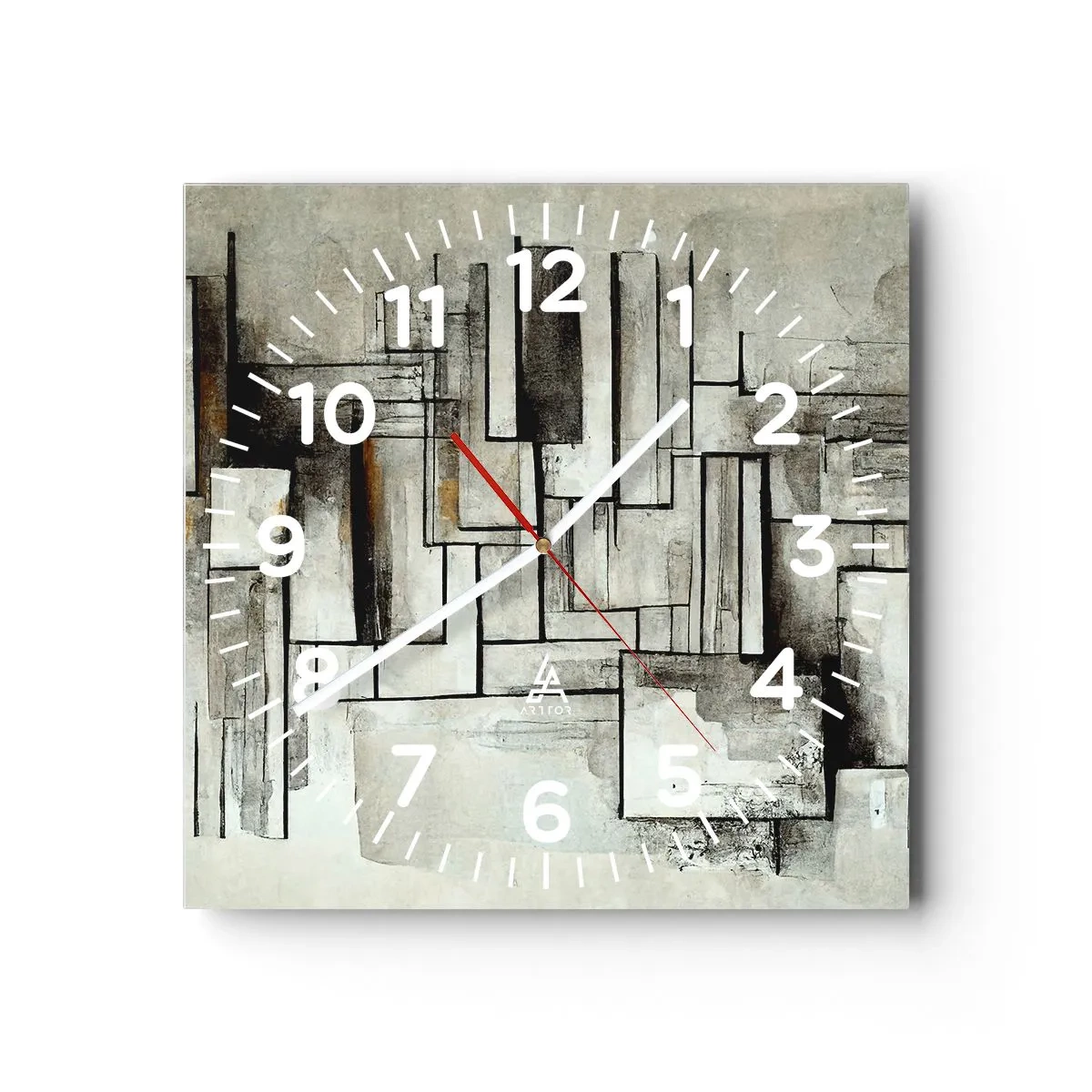 Horloge murale - Pendule murale - Le pouvoir de la simplicité - 30x30 cm
