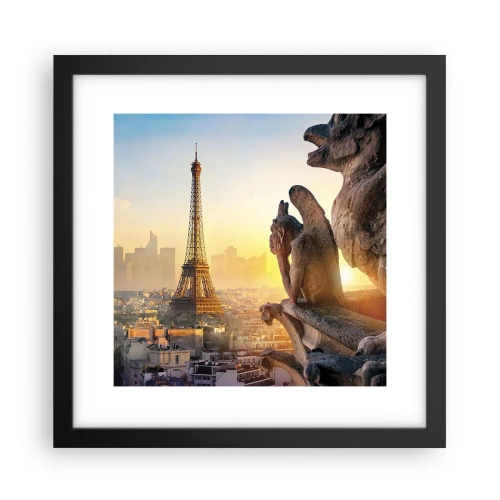 Affiche dans un cadre noir - Poster - Tellement de choses ont changés... - 30x30 cm