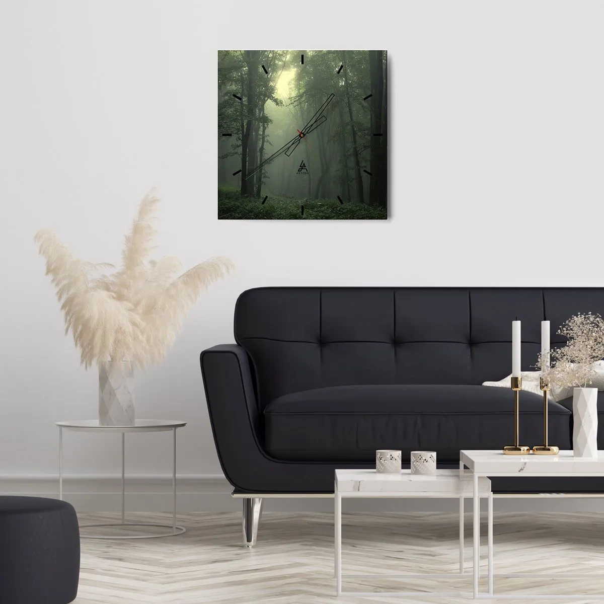 Horloge murale - Pendule murale - Avant qu'il ne se réveille - 40x40 cm