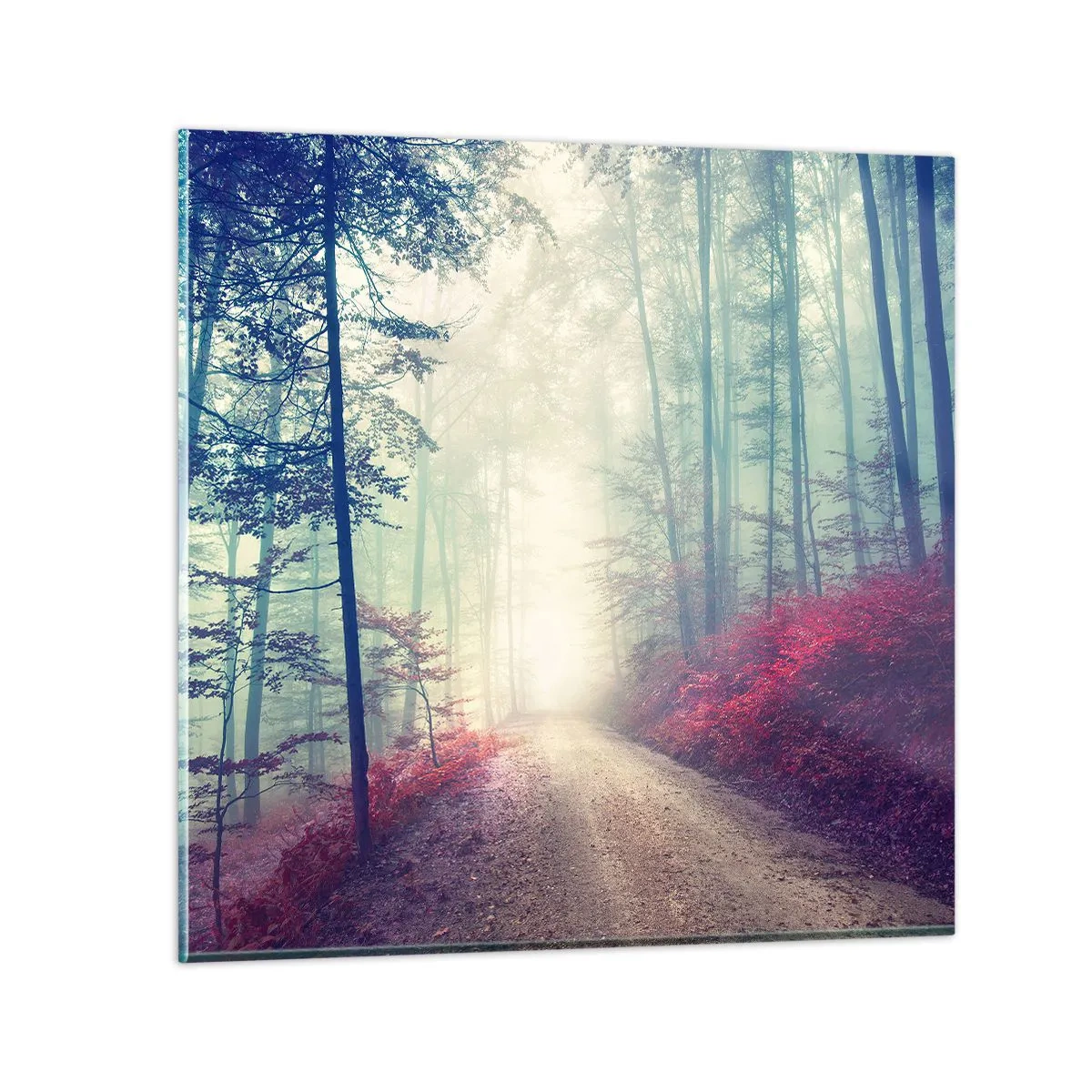 Impression sur verre - Image sur verre - Comme c'est bon de se lever à l'aube - 30x30 cm