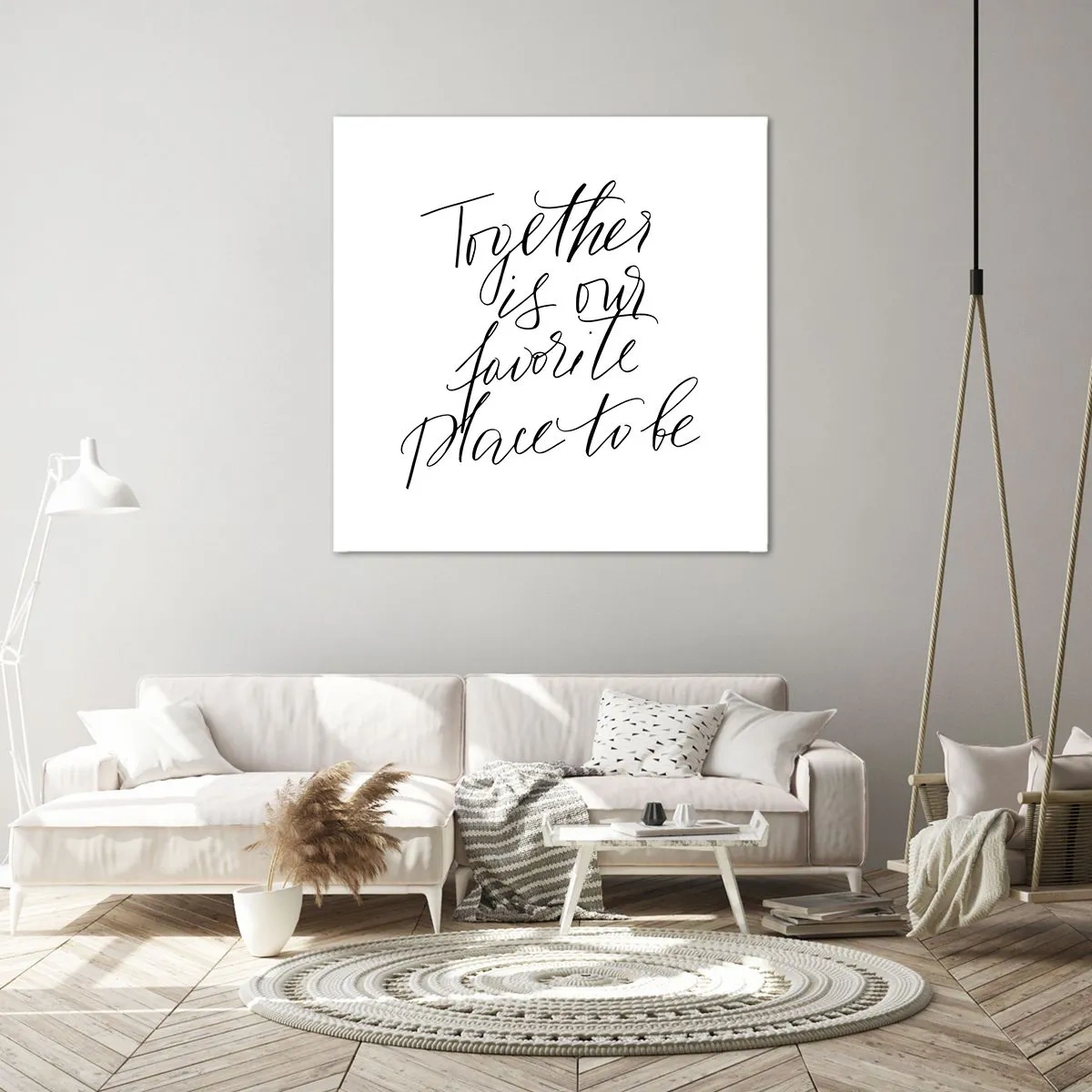 Impression sur toile - Image sur toile - Vous aussi vous le sentez? - 30x30 cm