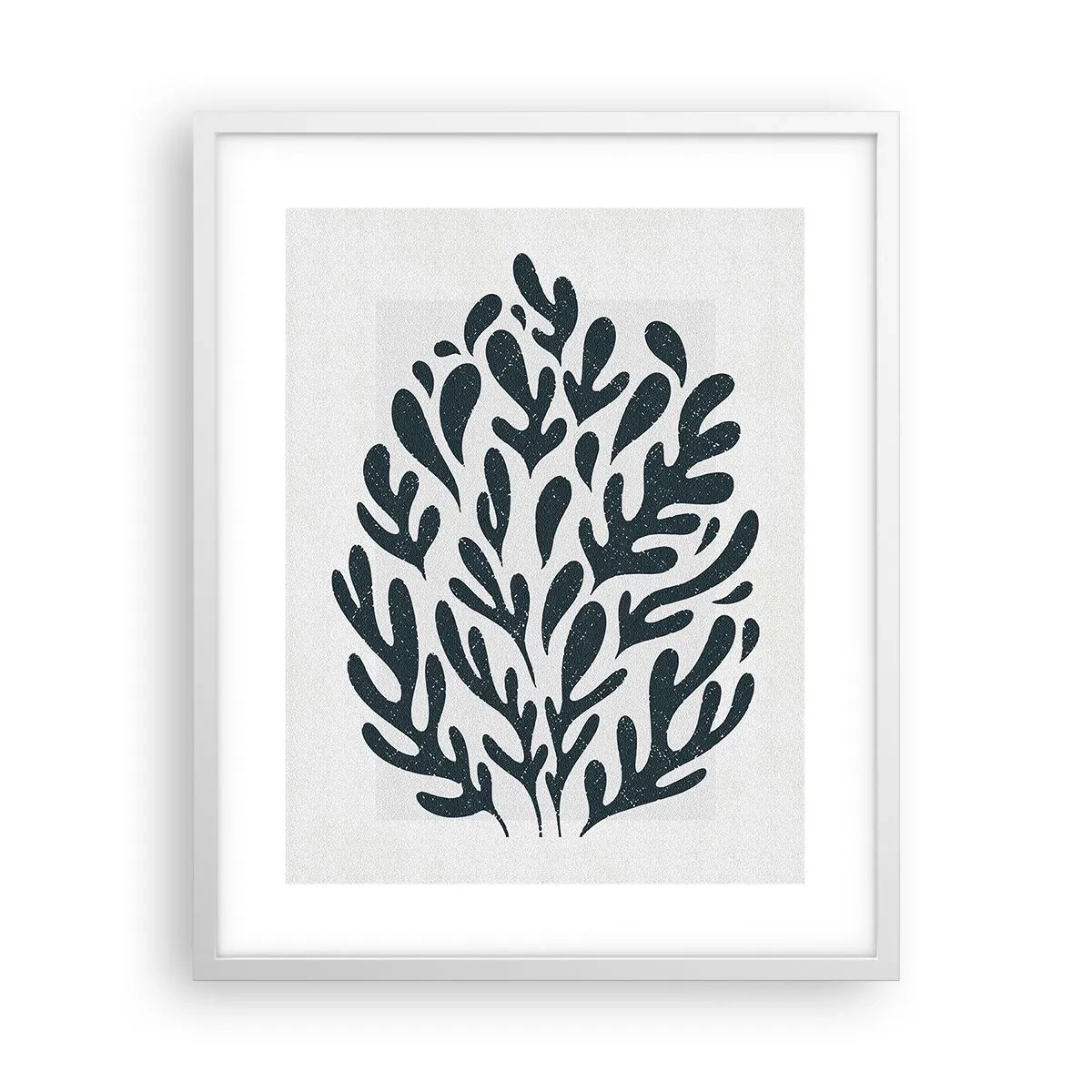 Affiche dans un cadre blanc - Poster - Formes de la nature - 40x50 cm