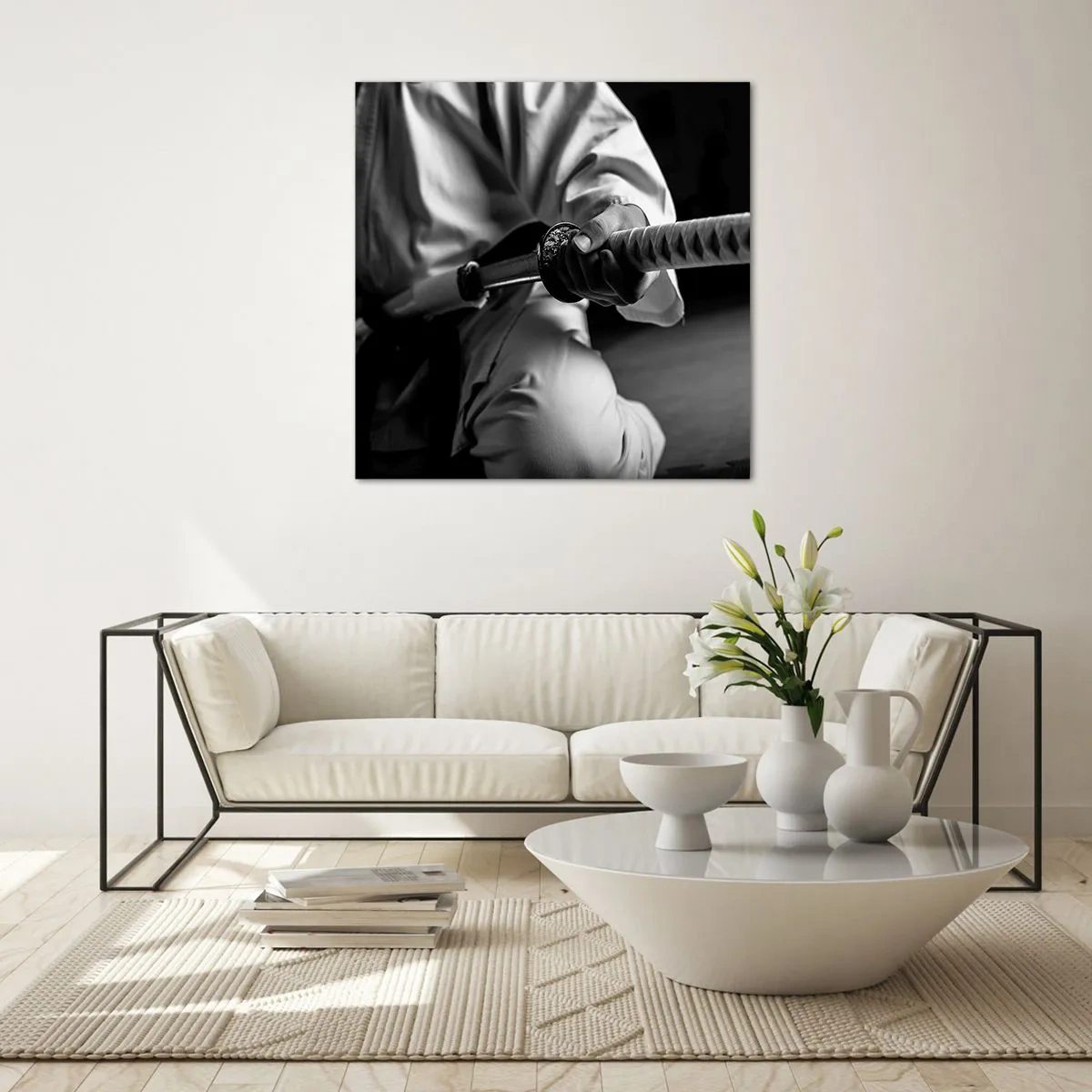 Impression sur verre - Image sur verre - Âme de guerrier - 50x50 cm