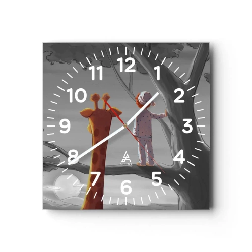 Horloge murale - Pendule murale - Cela arrive vraiment - 30x30 cm