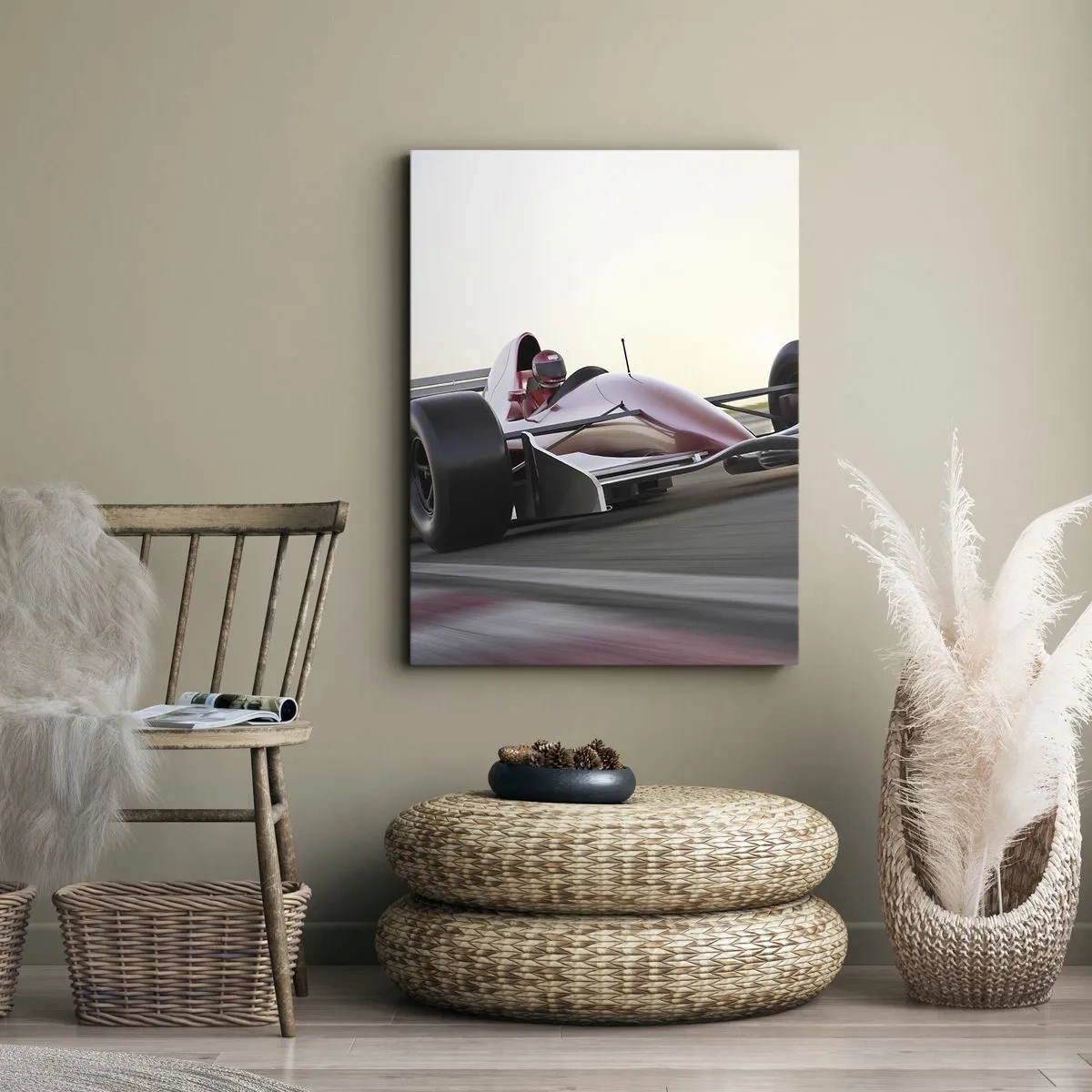 Impression sur toile - Image sur toile - Toujours gagnant - 55x100 cm