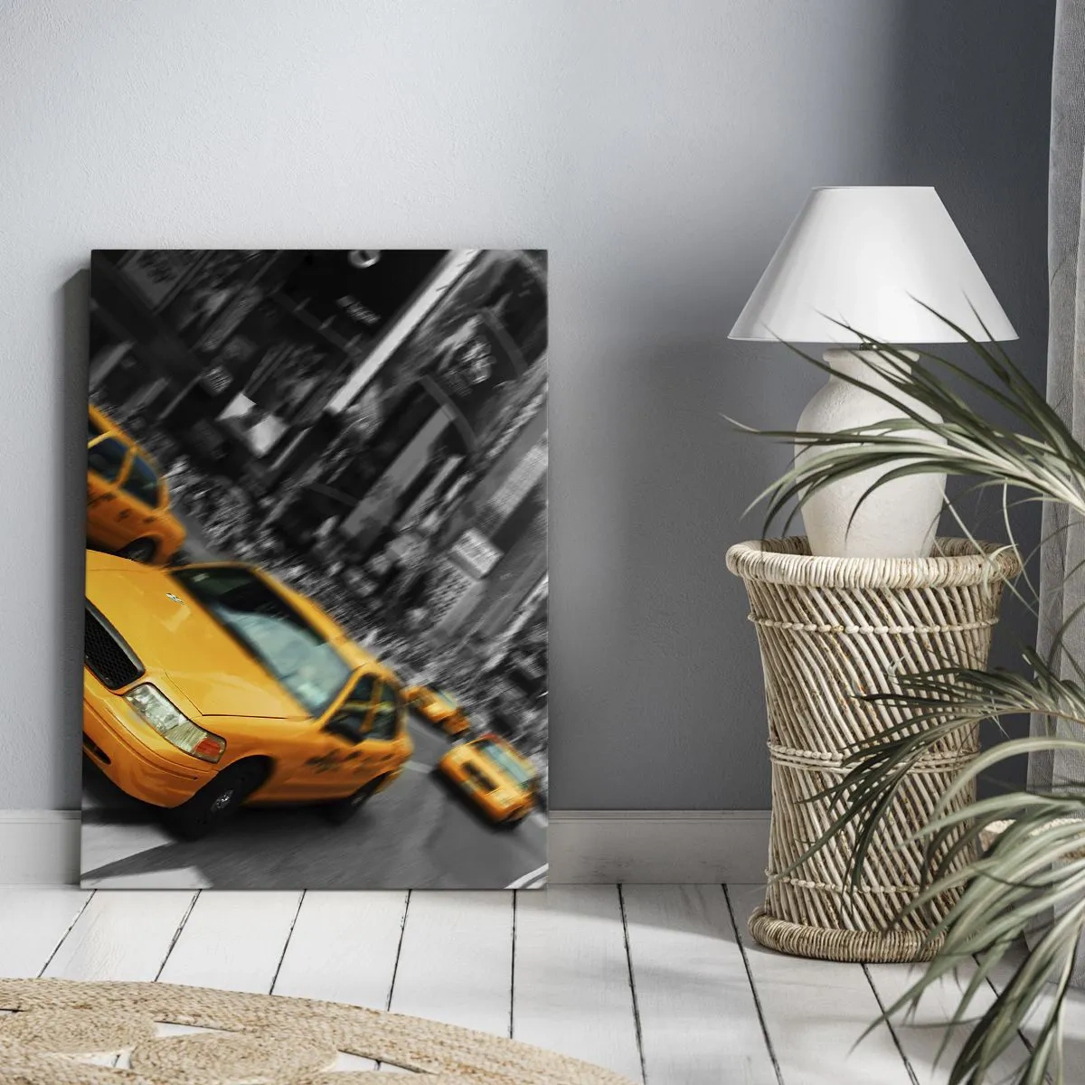 Impression sur toile - Image sur toile - Gouttes de soleil New-Yorkaise - 55x100 cm