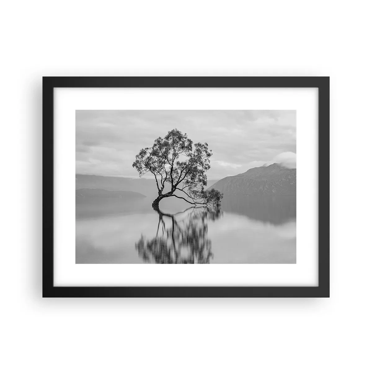 Affiche dans un cadre noir - Poster - Un tel pays existe - 40x30 cm