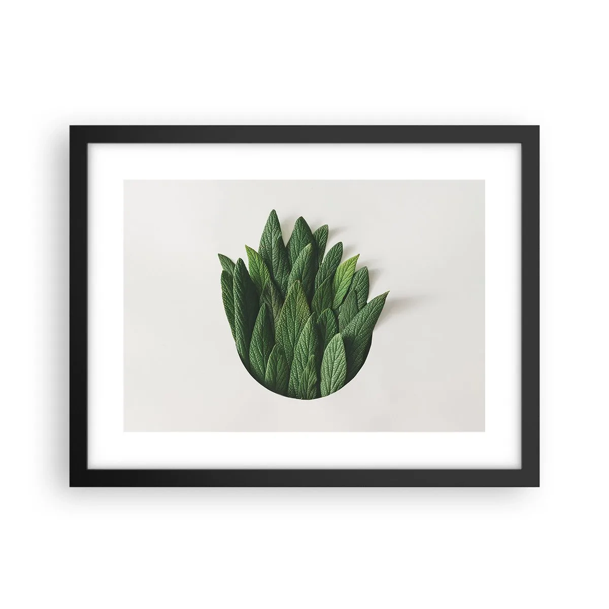 Affiche dans un cadre noir - Poster - Curiosité sans retenue - 40x30 cm