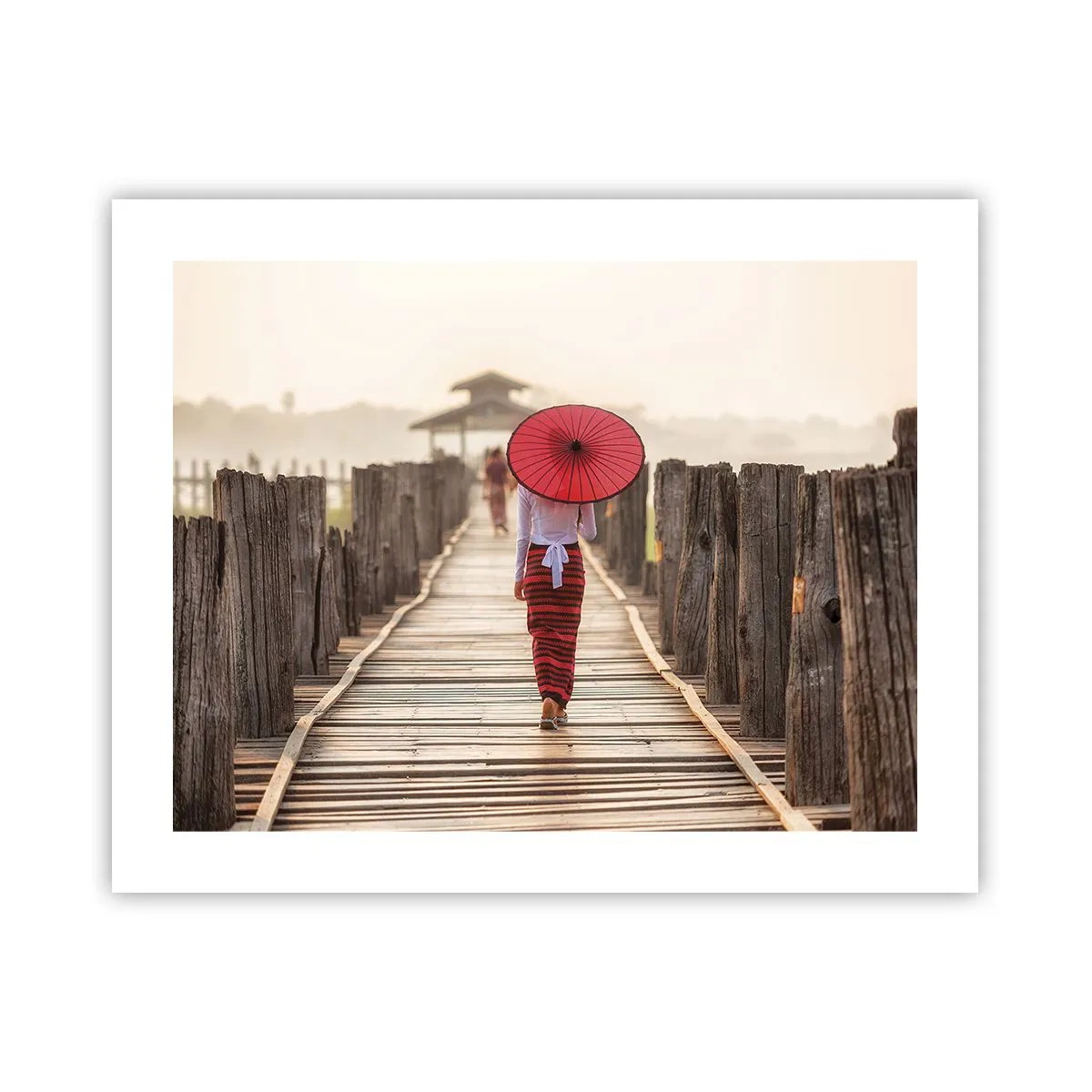Affiche - Poster - Sur le vieux pont - 50x40 cm