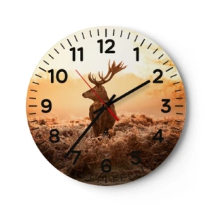 Horloge murale - Pendule murale - Seigneur du domaine - 40x40 cm
