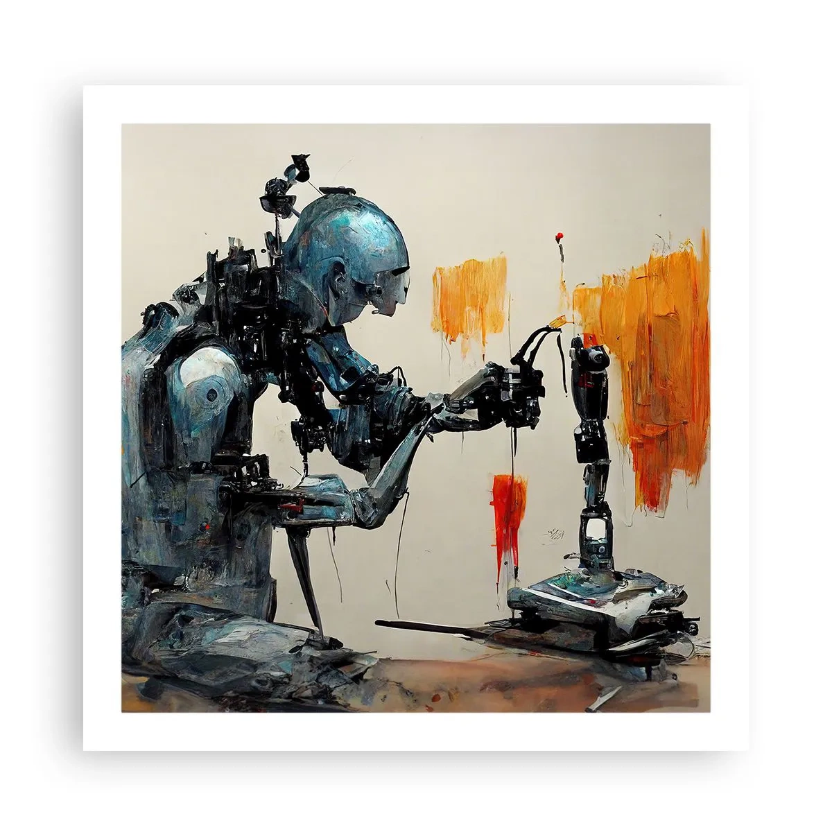 Affiche - Poster - Déjà demain… - 60x60 cm