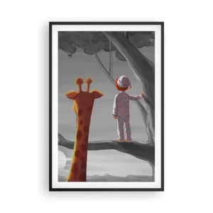 Affiche dans un cadre noir - Poster - Cela arrive vraiment - 61x91 cm