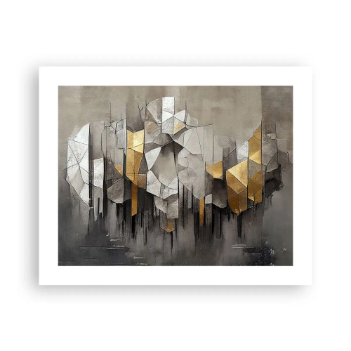 Affiche - Poster - Composition de glace et de lumière - 50x40 cm